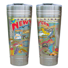 Load image into Gallery viewer, New York State Thermal Tumbler (Set of 4) - PREORDER Thermal Tumbler catstudio
