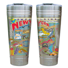 Load image into Gallery viewer, New York State Thermal Tumbler (Set of 4) - PREORDER Thermal Tumbler catstudio