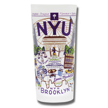Load image into Gallery viewer, New York University (NYU) Collegiate Drinking Glass - catstudio