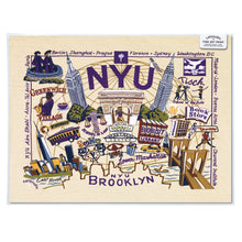 Load image into Gallery viewer, New York University (NYU) Collegiate Fine Art Print - catstudio
