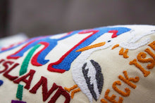 Load image into Gallery viewer, Newport Hand-Embroidered Pillow - catstudio