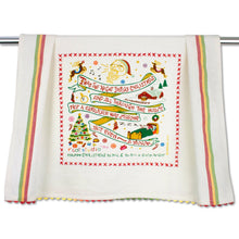 Load image into Gallery viewer, Night Before Christmas Dish Towel - catstudio