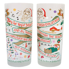 Load image into Gallery viewer, Night Before Christmas Drinking Glass - catstudio