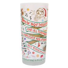 Load image into Gallery viewer, Night Before Christmas Drinking Glass - catstudio