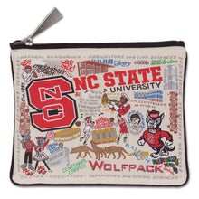 Load image into Gallery viewer, North Carolina State University Collegiate Zip Pouch - catstudio