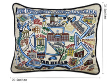 Load image into Gallery viewer, North Carolina, University of Collegiate Embroidered Pillow Pillow catstudio 
