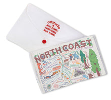 Load image into Gallery viewer, North Coast Dish Towel - catstudio