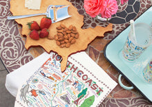 Load image into Gallery viewer, North Coast Dish Towel - catstudio