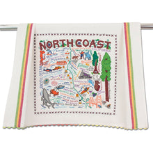 Load image into Gallery viewer, North Coast Dish Towel - catstudio