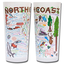 Load image into Gallery viewer, North Coast Drinking Glass - catstudio
