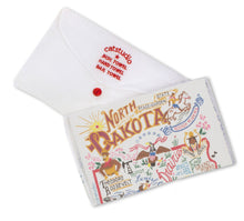 Load image into Gallery viewer, North Dakota Dish Towel - catstudio