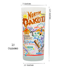 Load image into Gallery viewer, North Dakota Drinking Glass - catstudio
