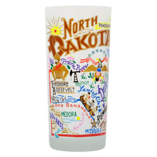 Load image into Gallery viewer, North Dakota Drinking Glass - catstudio