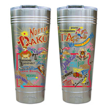 Load image into Gallery viewer, North Dakota Thermal Tumbler (Set of 4) - PREORDER Thermal Tumbler catstudio
