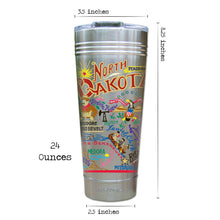 Load image into Gallery viewer, North Dakota Thermal Tumbler (Set of 4) - PREORDER Thermal Tumbler catstudio