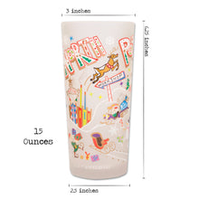 Load image into Gallery viewer, North Pole 1 Drinking Glass - catstudio