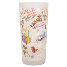 Load image into Gallery viewer, North Pole 1 Drinking Glass - catstudio