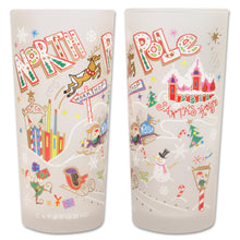 Load image into Gallery viewer, North Pole 1 Drinking Glass - catstudio