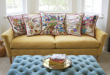 Load image into Gallery viewer, North Pole 1 Hand-Embroidered Pillow - catstudio