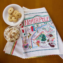 Load image into Gallery viewer, North Pole City Dish Towel - catstudio