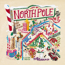 Load image into Gallery viewer, North Pole City Fine Art Print - catstudio
