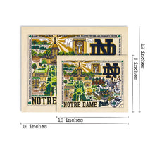 Load image into Gallery viewer, Notre Dame, University of Collegiate Fine Art Print - catstudio 
