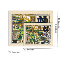 Load image into Gallery viewer, Notre Dame, University of Collegiate Fine Art Print - catstudio