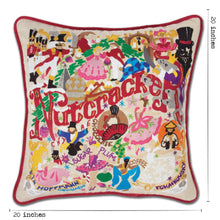 Load image into Gallery viewer, Nutcracker Hand-Embroidered Pillow Pillow catstudio