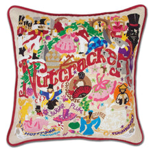 Load image into Gallery viewer, Nutcracker Hand-Embroidered Pillow Pillow catstudio 
