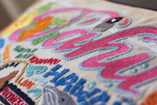 Load image into Gallery viewer, Oahu Hand-Embroidered Pillow - catstudio