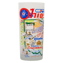 Load image into Gallery viewer, Ohio Drinking Glass - catstudio