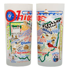Load image into Gallery viewer, Ohio Drinking Glass - catstudio