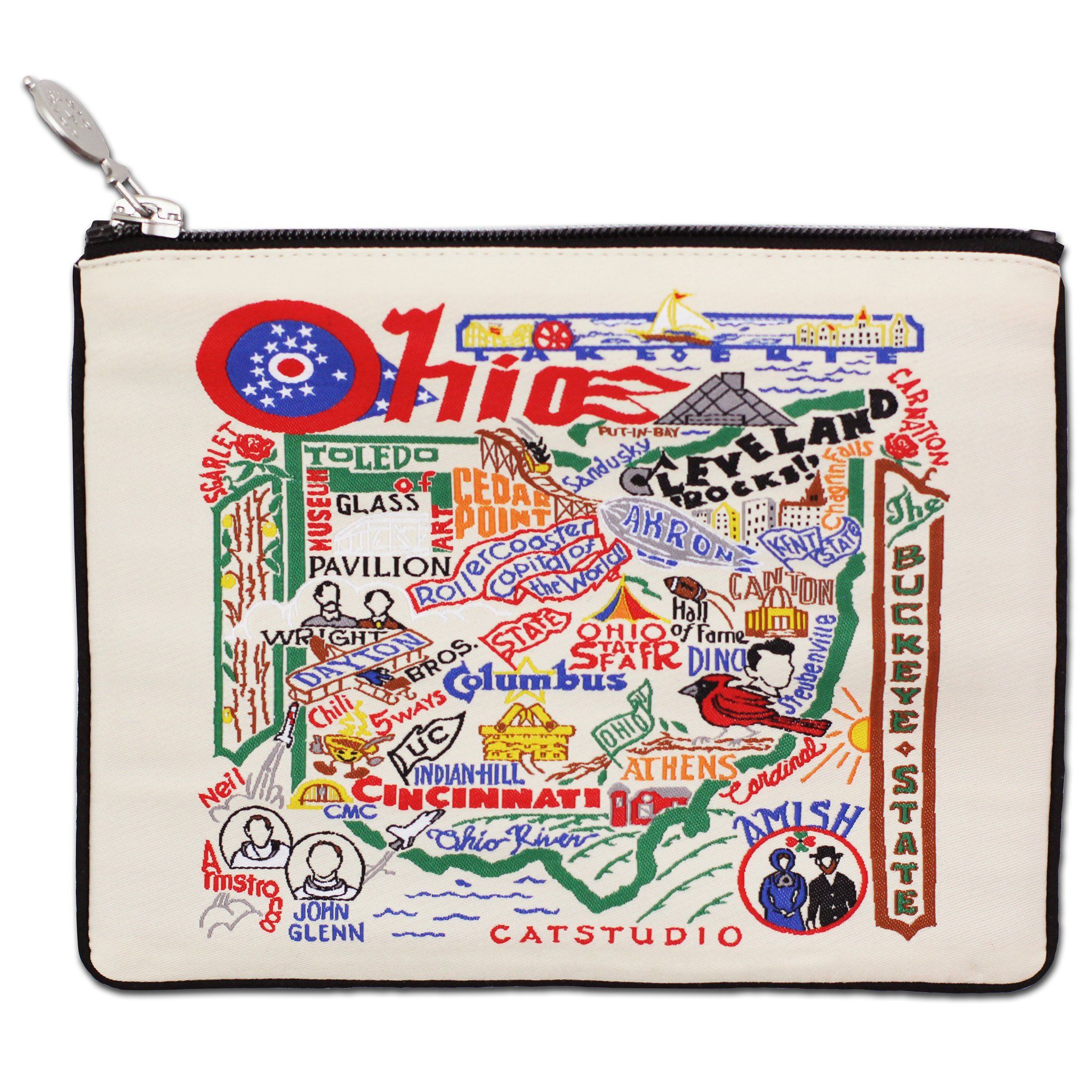 Ohio Zip Pouch | State Collection by catstudio – catstudio