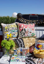 Load image into Gallery viewer, Ohio State University Collegiate Embroidered Pillow - catstudio