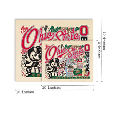 Load image into Gallery viewer, Ohio State University Collegiate Fine Art Print - catstudio