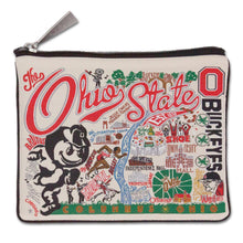 Load image into Gallery viewer, Ohio State University Collegiate Zip Pouch - catstudio