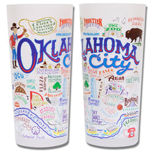 Load image into Gallery viewer, Oklahoma City Drinking Glass - catstudio
