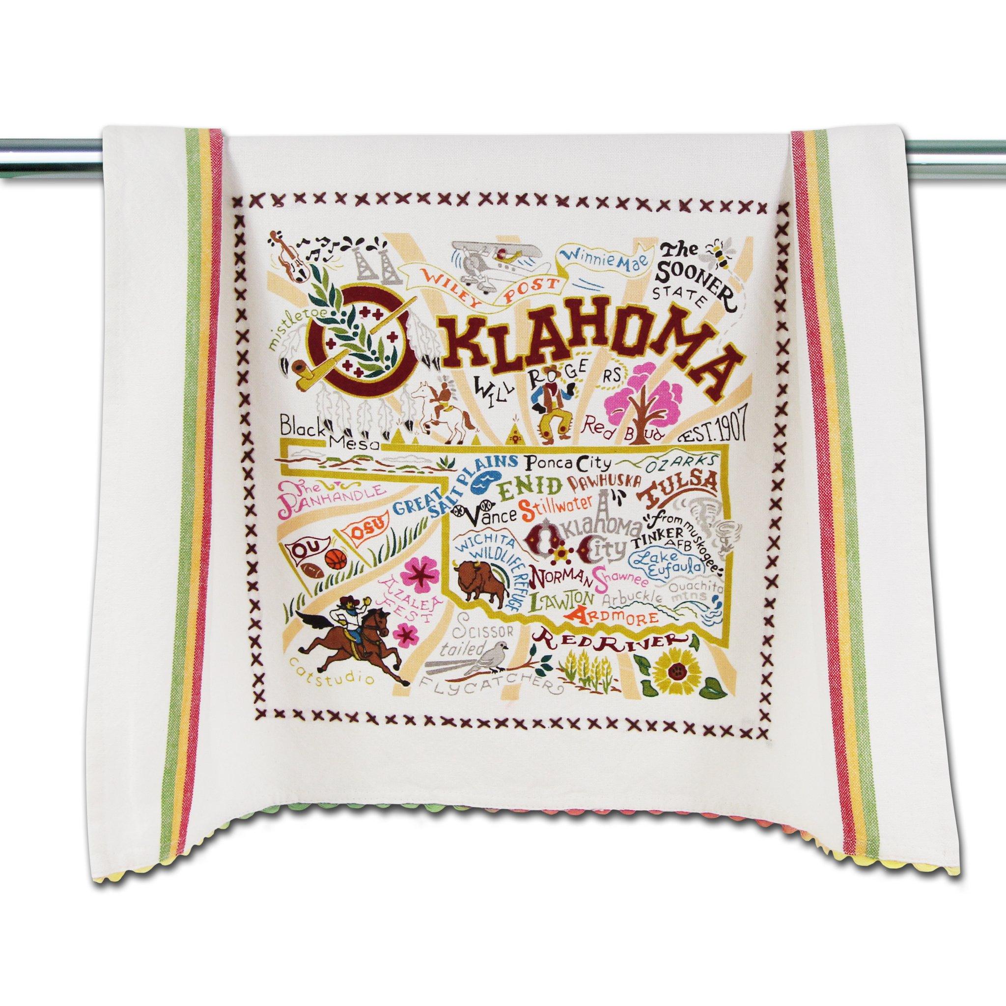 Oklahoma Dish Towel | State Collection by catstudio – catstudio Oklahoma Dish Towel | State Collection by catstudio – catstudio