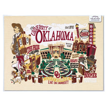 Load image into Gallery viewer, Oklahoma, University of Collegiate Fine Art Print - catstudio