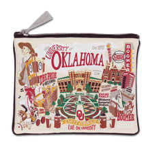 Load image into Gallery viewer, Oklahoma, University of Collegiate Zip Pouch - catstudio