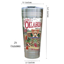 Load image into Gallery viewer, Oklahoma, University of Collegiate Thermal Tumbler (Set of 4) - PREORDER Thermal Tumbler catstudio 
