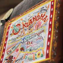 Load image into Gallery viewer, Oklahoma Zip Pouch - Brown Pouch catstudio