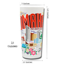 Load image into Gallery viewer, Omaha Drinking Glass - catstudio