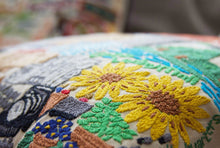 Load image into Gallery viewer, Omaha Hand-Embroidered Pillow - catstudio