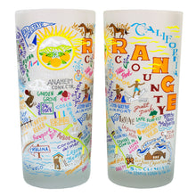 Load image into Gallery viewer, Orange County Drinking Glass - catstudio 
