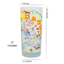 Load image into Gallery viewer, Orange County Drinking Glass - catstudio