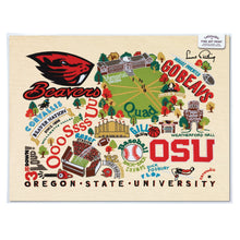 Load image into Gallery viewer, Oregon State University Collegiate Fine Art Print - catstudio