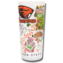 Load image into Gallery viewer, Oregon State University Collegiate Drinking Glass - catstudio
