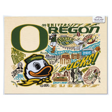 Load image into Gallery viewer, Oregon, University of Collegiate Fine Art Print - catstudio