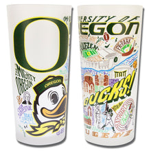 Load image into Gallery viewer, Oregon, University of Collegiate Drinking Glass - catstudio 
